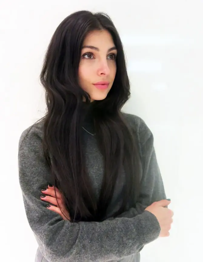 het kapsel van Anna Nooshin