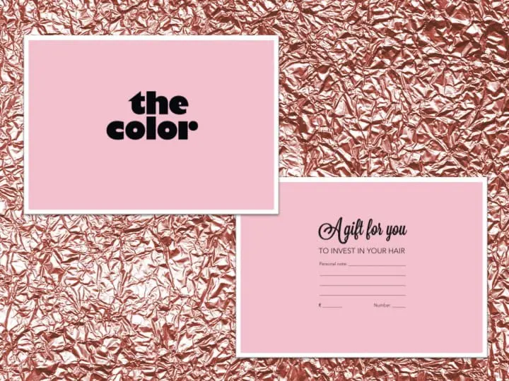 The Color gift voucher