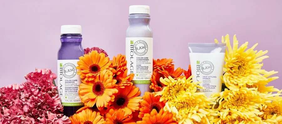 the color biolage r.a.w. color care beauty hot shot