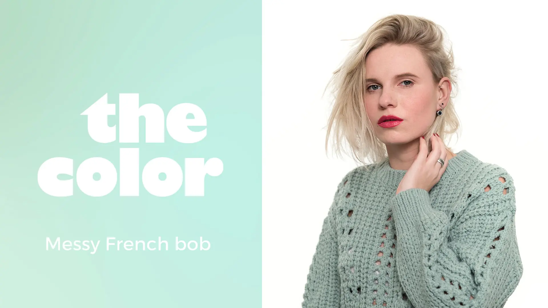 The Color tutorial | Messy French bob