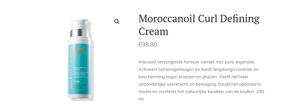 moroccanoil the color producten voor krullen