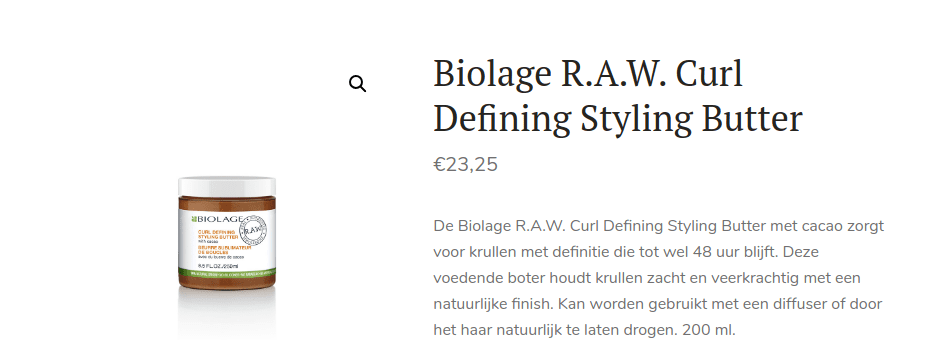 the color producten voor krullen biolage