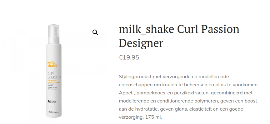 the color producten voor krullen designer