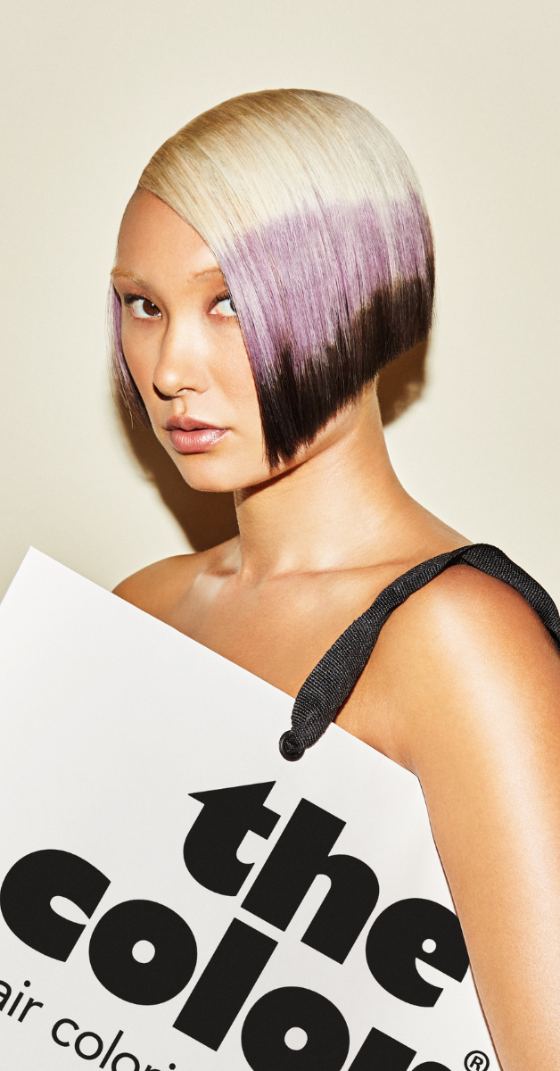Colorblocking White Purple The Color Salons 2024