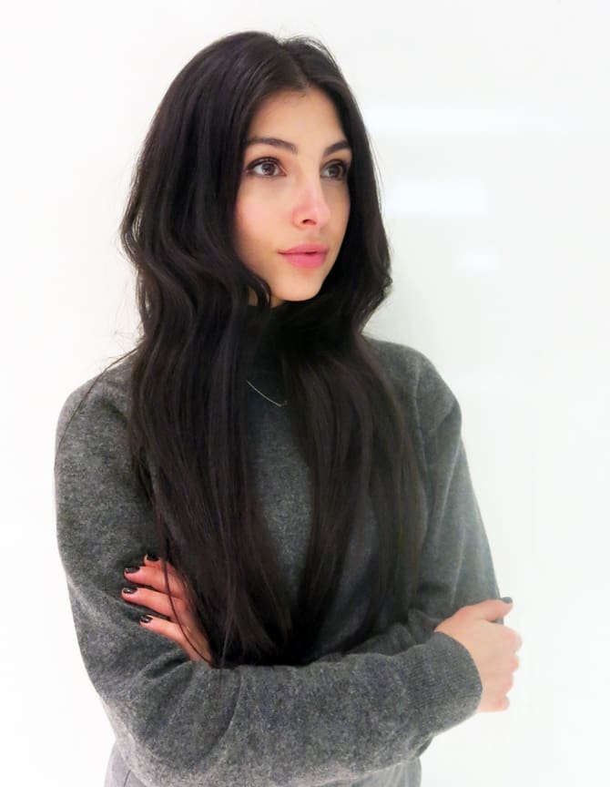 het kapsel van Anna Nooshin