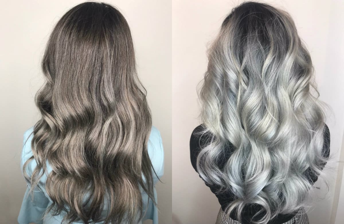 Ongebruikt Zo verzorg je metallic zilvergrijs haar in de zomer — The Color XL-22